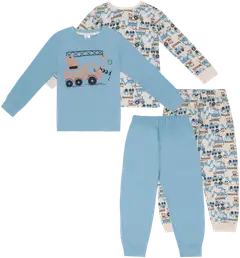 House lasten pyjama 232H042501 2-pack - MULTICOLOR/BLUE - 1