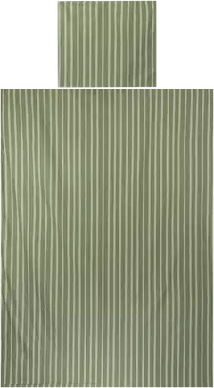 House pussilakanasetti Stripe 150x210 cm vihreä - 1