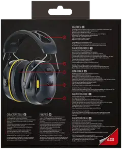 3M™ WorkTunes™ Connect -kuulonsuojaimet langattomalla Bluetooth®-teknologialla 90570E-1 - 2