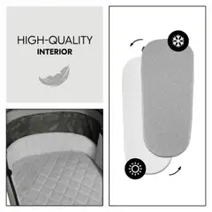 Yhdistelmävaunut Comfort N Care Air Set 0-25 kg tummanharmaa - 27