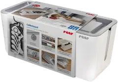 Reer kaapeliboksi sähköjohtojen turvalliseen säilytykseen lapsilukolla, tilava - 2