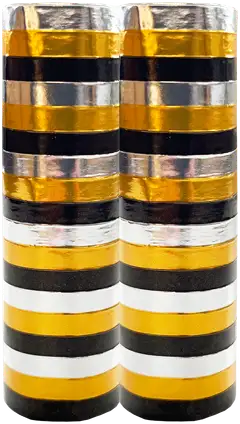 Juhlamaailma serpentiini kulta,musta,hopea 2 rll - 2