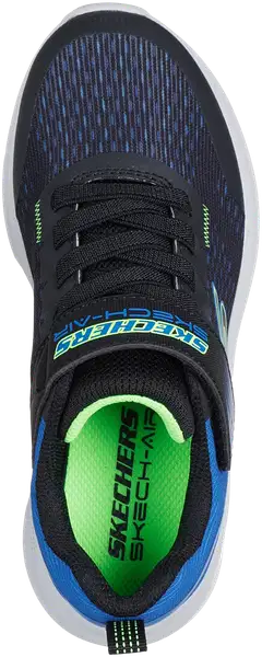 Skechers lasten lenkkari Microspec Max Advance  Squad-P - black/blue/lime - 4