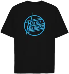 Haloo Helsinki artisti T-paita unisex - BLACK - 1
