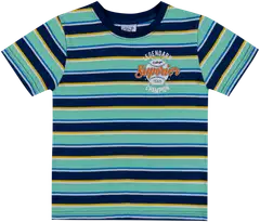 Ciraf lasten t-paita raita 25pc261633 - navy stripes - 1