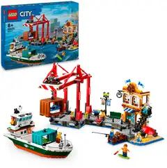 LEGO® My City 60422 Merisatama ja rahtilaiva - 2