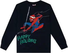 Spiderman lasten collegepaita joulu SP20 - Navy - 1