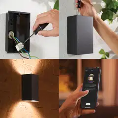 Philips Hue Resonate -seinävalaisin ulkokäyttöön 16W 2000-6500K 1180LM musta - 4