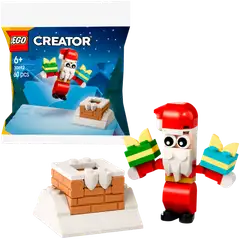 LEGO® Recruitment Bags 30692 Jouluiloa: joulupukki ja savupiippu - 1