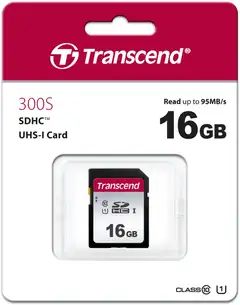 Transcend muistikortti 300S 16GB U1 SD - 2