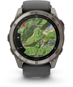 Garmin älykello Fenix 8 pro – 51 mm, amoled, sapphire, titaani – grafiitinharmaa/musta - 4