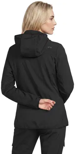 Luode12 naisten retkeily- ja ulkoilutakki 223L112664 - jet black - 3