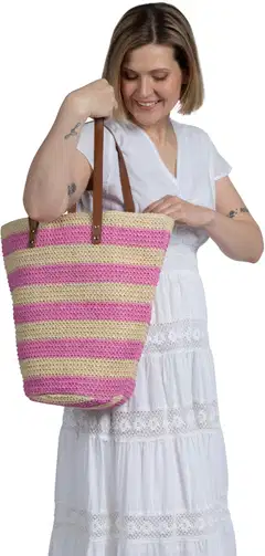 House kesäkassi Cora - pink/natural - 3