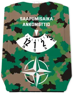 Pysäköintikiekko Camo Compass - 1