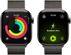 Apple Watch Series 11 GPS + Cellular 46mm titaani kotelo, titaani Milanese ranneke - M/L - MFD44QN/A - 4