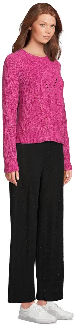 WKLY. naisten neulepusero chenille 213W280253 - Cashmere Rose - 4