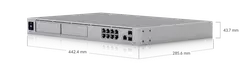 Ubiquiti ammattiluokan räkkiasenteinen yhdyskäytävä UDM-Pro-Max - 8