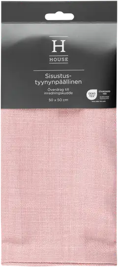 House sisustustyynynpäällinen Albert meleerattu 50x50 roosa - 2