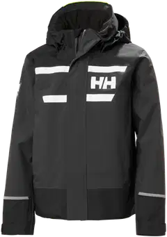 Helly Hansen nuorten kuoritakki JR Salt Port 2.0  41694 - ebony - 1