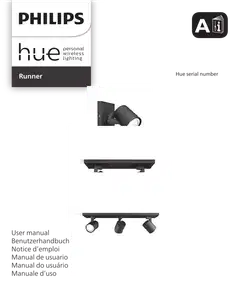Philips Hue Runner -lisäkohdevalaisin 4.2W 2200-6500K 400LM valkoinen - 3