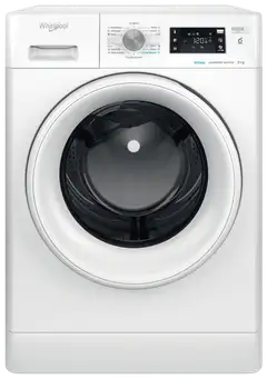 Whirlpool edestä täytettävä pyykinpesukone 9kg FFB 9458 WV EE valkoinen - 2