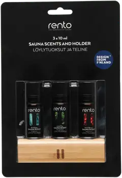 Rento Löylytuoksu 3 x 10 ml bambutelineessä - 2