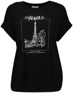 Zabaione naisten t-paita Ca44rlotta - black - 1