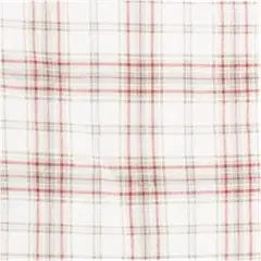 House flanellipussilakanasetti Check 150x210 cm burgundy - 2