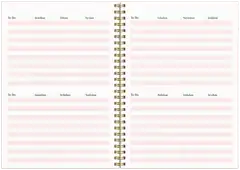 Burde Kalenteri 25/26 Life Planner Pink - 4
