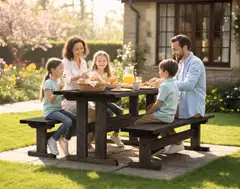 Jämerä kalusteryhmä 1500, tumman harmaa, 150x150x75cm - 4