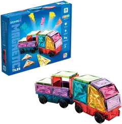 Geomag Magnetic Tiles Gems vehicles -rakennussetti - 1