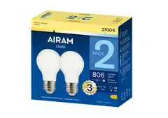 Airam LED A60 827 806lm E27 FR 2BX - 3