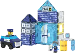 MAGNA-TILES® Poliisiasema magn. rak.sarja 35 osaa - 1