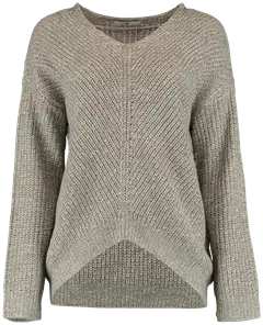 Hailys naisten neule Pi44pa - khaki marl - 1