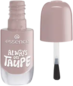 essence gel nail polish 33 JUST WHITE 8 ml - ALWAYS on TAUPE - 2