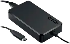 SBS kannettavan virtalähde integroidulla USB-C-kaapelilla, 1,8 m, 100W, musta - 1