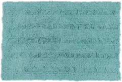 House kylpyhuonematto Chenille Stripe 50x80 cm, aqua - 1