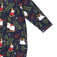Muumi vauvojen pyjama Hiihtoretki 593703 - tummansininen - 4