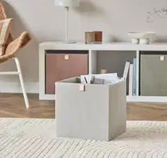 Zeller säilytyslaatikko kuitukangas harmaa - 4