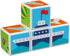 Geomag Magicube Kulkuneuvot -magneettirakennussetti 7 osaa - 2