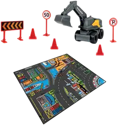 Dickie Toys Micro World Liikennematto ja ajoneuvo, lajitelma, 4 erilaista, myydään yksittäin - 9