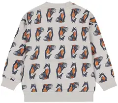 Dirkje lasten kokonaan kuvioitu collegepusero O56721 - Light grey - 2