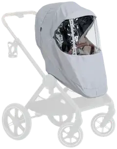 Hauck vaunujen sadesuoja 2in1 harmaa - 4