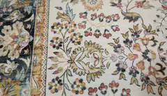 Jysmä matto Rustic Ø 100 sininen - 2