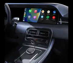 Wave CarPlay & Android Auto sovitin, Musta/Hopea - 4