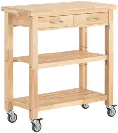 SoBuy keittiösaareke luonnollinen FKW24-II-N - 2