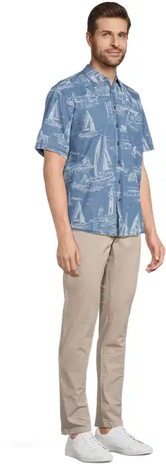 House miesten kesäpaita denim-kangasta 194H152617 - Blue denim - 4