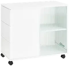 SoBuy sivupöytä valkoinen FBT141-W - 3