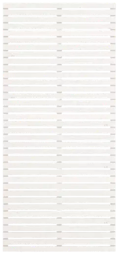 Miljöörakennus näkösuojaritilä vaaka 179X80X3cm valkoinen - 1