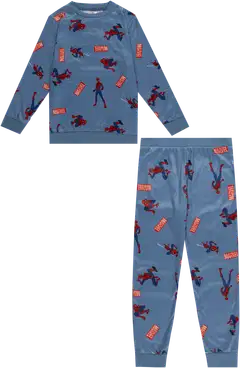 Spiderman lasten fleecesetti SPQ70010 - Blue - 1